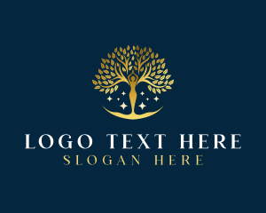 Luxury Human Tree logo