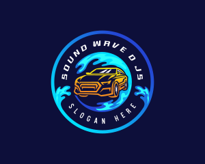 Car Cleaning Garage logo design