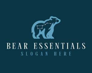 Stellar Bear Constellation logo design