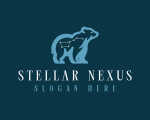 Stellar Bear Constellation logo design