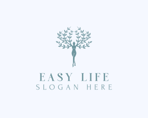 Eco Nature Woman logo design