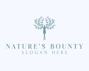 Eco Nature Woman logo design