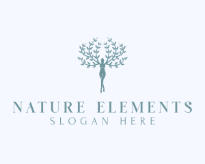 Eco Nature Woman logo design