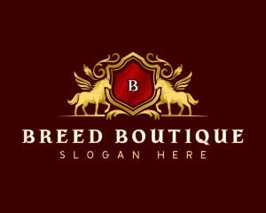 Pegasus Crest Boutique logo design