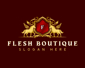 Pegasus Crest Boutique logo design