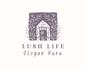 Eco Greenhouse Plant logo
