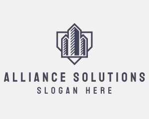 Realty Construction Building logo design