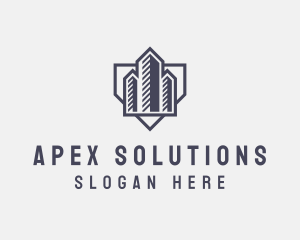 Realty Construction Building logo design