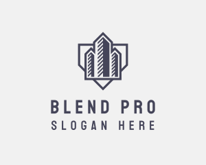 Realty Construction Building logo design