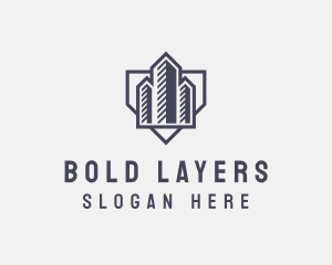 Realty Construction Building logo design