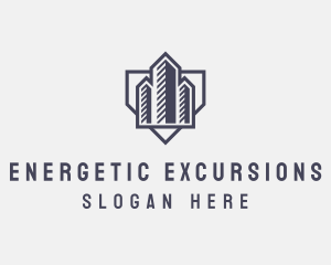 Realty Construction Building logo design