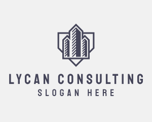 Realty Construction Building logo design