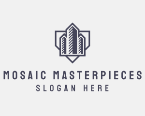 Realty Construction Building logo design