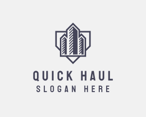 Realty Construction Building logo design