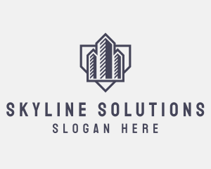 Realty Construction Building logo design