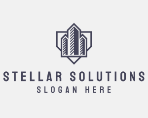 Realty Construction Building logo design