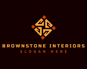 Interior Floor Tile  logo design