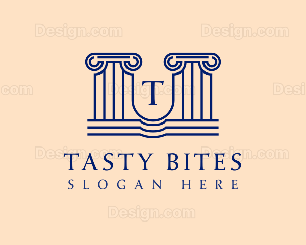 Architectural Greek Pillar Logo