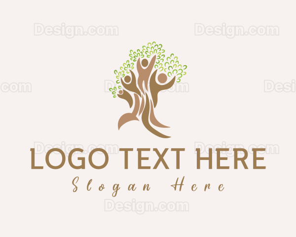 Community Human Tree Logo