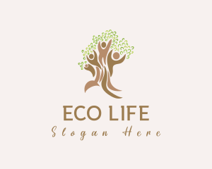 Community Human Tree logo design