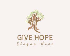 Community Human Tree logo design