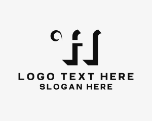 Negative Modern Creative logo