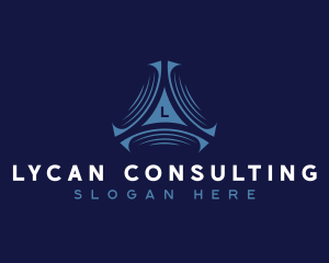 Pyramid Consulting Investment logo design