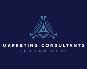 Pyramid Consulting Investment logo design