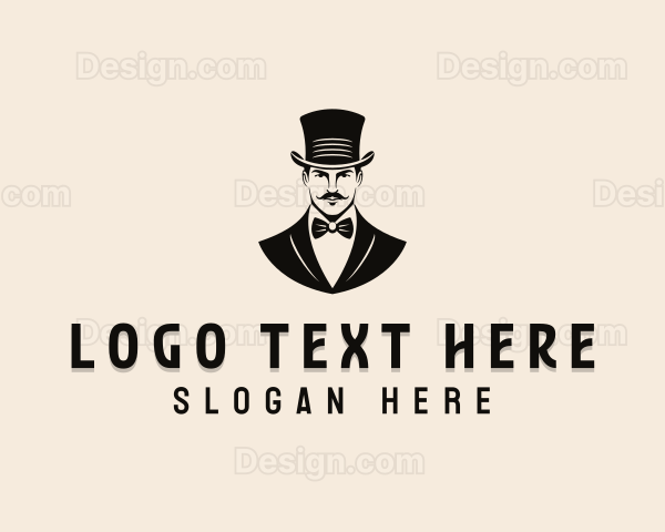 Fashion Stylist Gentleman Logo