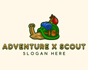 Snail Scout Camper logo design