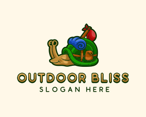 Snail Scout Camper logo design