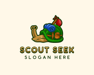 Snail Scout Camper logo design