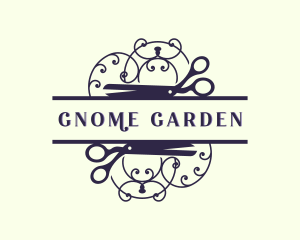 Gardening Shears Landscaping logo design