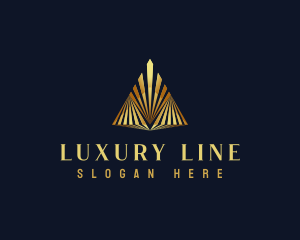 Luxury Jewelry Pyramid logo design