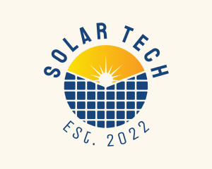 Solar Panel Renewable Energy logo