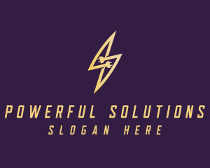 Lightning Plug Electric logo design