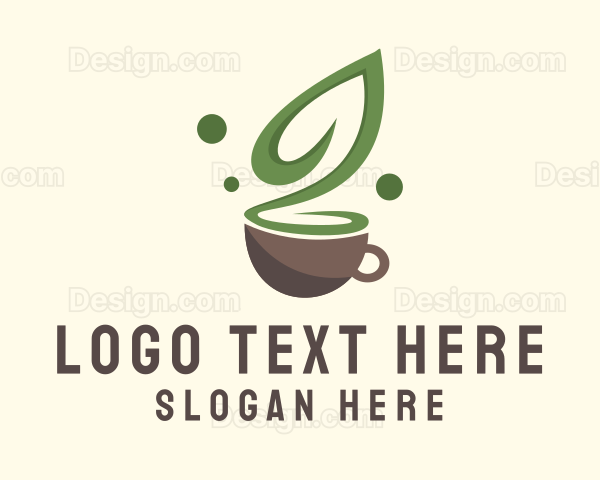 Green Tea Leaf Logo