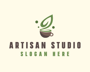 Organic Green Tea  logo design