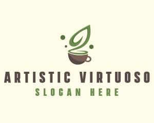 Organic Green Tea  logo design