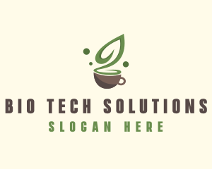 Organic Green Tea  logo design