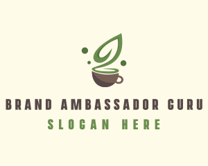 Organic Green Tea  logo design