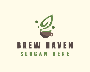 Organic Green Tea  logo design