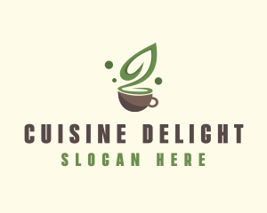 Organic Green Tea  logo design