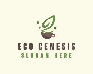 Organic Green Tea  logo design