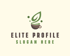 Organic Green Tea  logo design