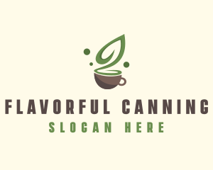 Organic Green Tea  logo design