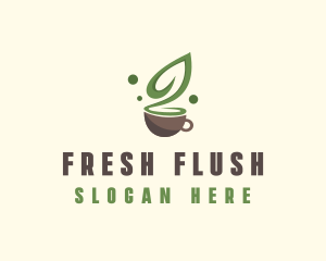 Organic Green Tea  logo design