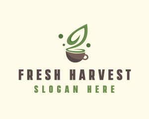 Organic Green Tea  logo design