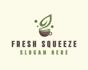 Organic Green Tea  logo design