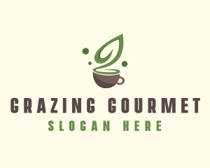 Organic Green Tea  logo design